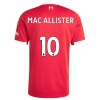 Liverpool Mac Allister 10 Hjemme 2025-26 - Herre Fotballdrakt